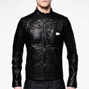 Barely worn G-Star MFD Leather Jacket. Excellent condition
